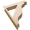 Ekena Millwork 7 1/2-in W x 34-in D x 42-in H Funston Block Rough Cedar Woodgrain TimberThane Outlooker, Primed Tan OUTUR075X34X42FST44RCPR - alternate 4